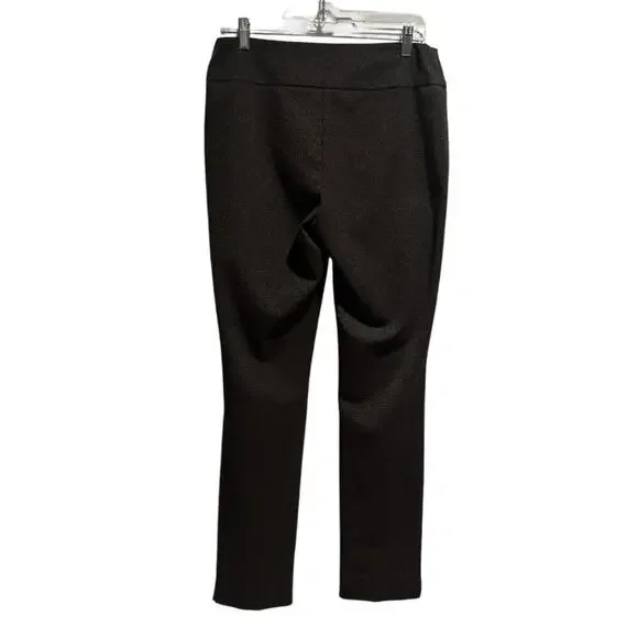 Lisette Pants Womens Large Brown Stretch Pull On Ankle Tummy Control Comfort - Picture 2 of 4